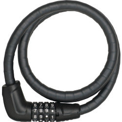 Abus Tresortlex 6615C Code schwarzes Stahlkabelschloss
