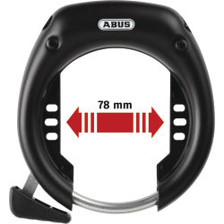Abus Shield XPlus 5755L NR schwarzes Rahmenschloss