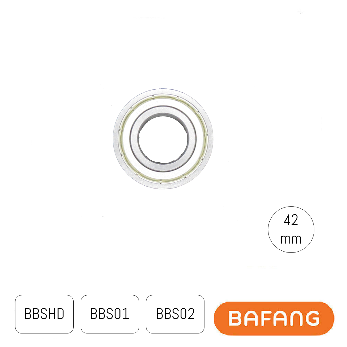 Roulement 42mm pour moteur pédalier Bafang BBS01/02HD