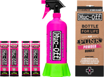 Muc-Off Fahrradreiniger (4er-Pack) Punk-Pulver + Flasche