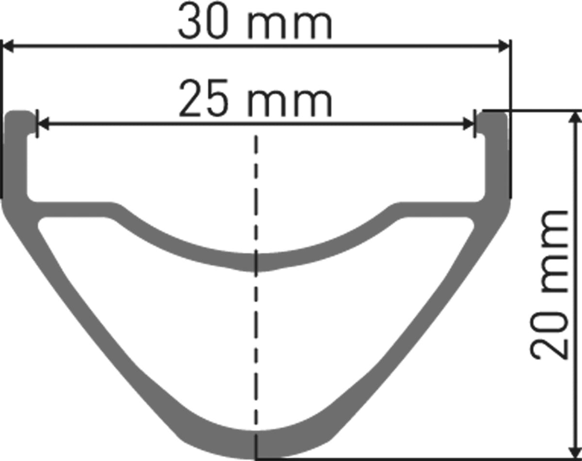 XM 421 jante DB 27.5" 25 32L