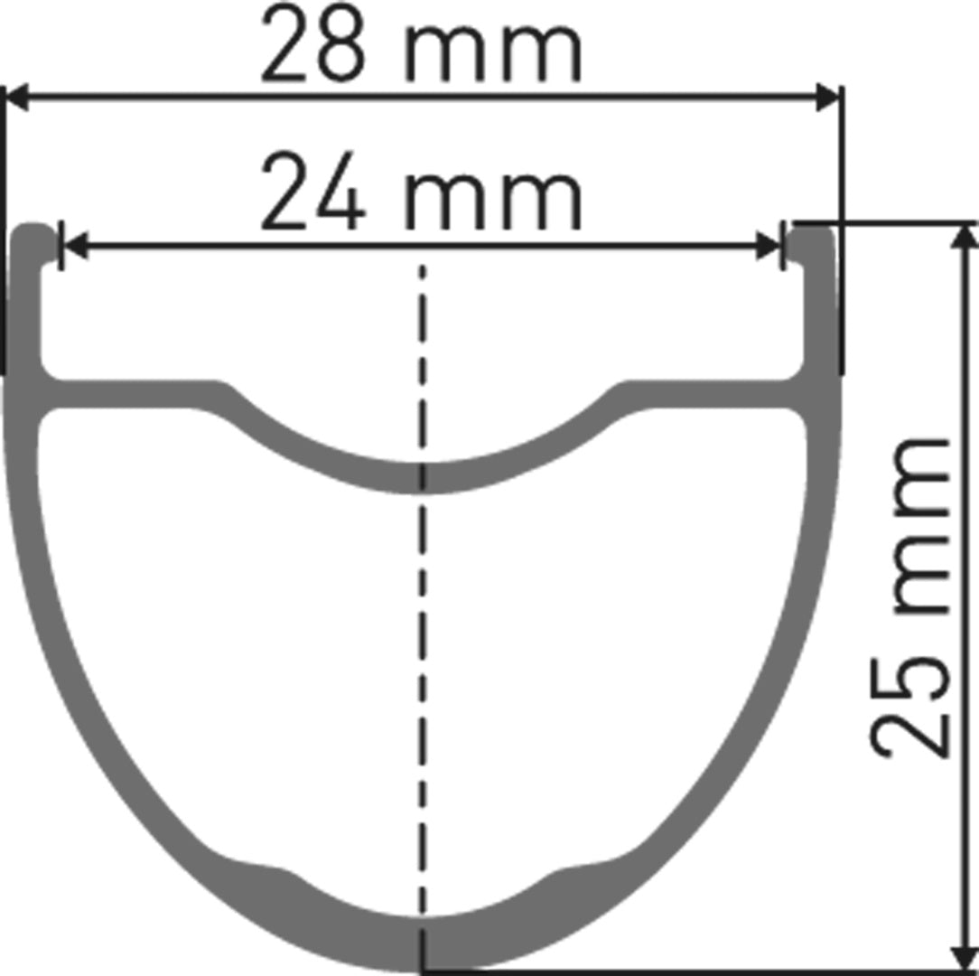 GR 1600 SPLINE roue 700C CL 25 142/12 XDR