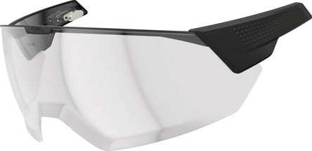 Visière claire magnétique ABUS HYP-E pour casque vélo, protection yeux contre vent, pluie et éclat solaire, montage rapide et amovible