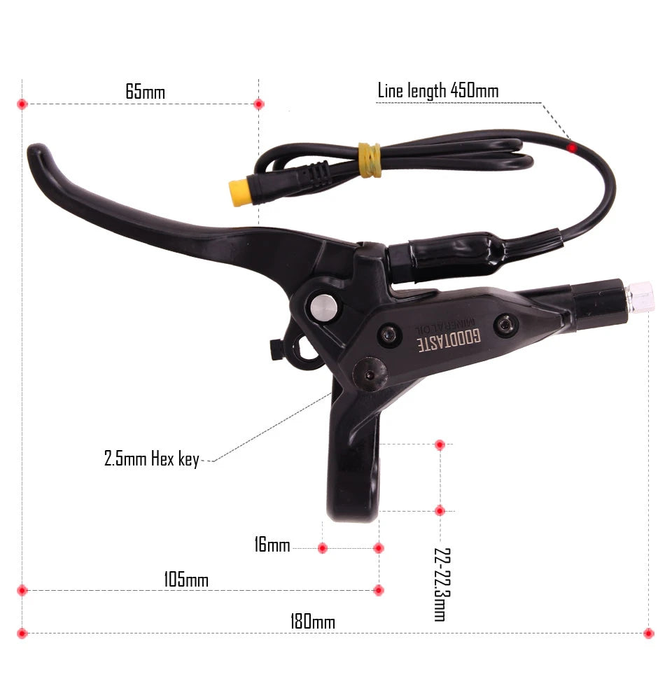 GoodState Hydraulic Engine Cut-Off Brake Handles Left &amp; Right Pair