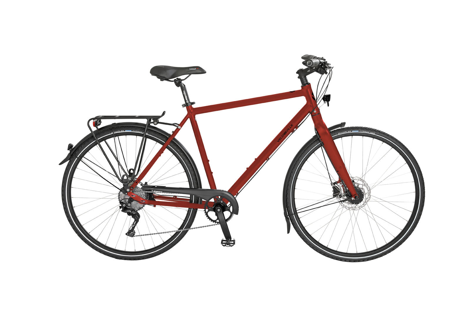 Vélo de Ville L200 Sport Rouge matt Disque