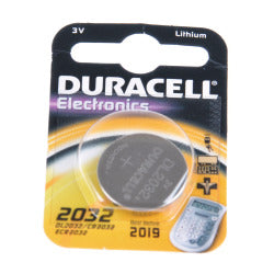 Duracell CR2032 Lithium flat battery 3V