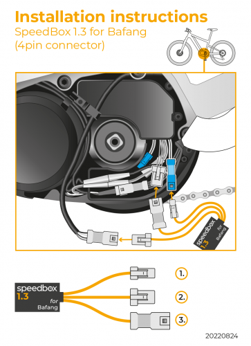 SpeedBox 1.3 pour Bafang (connecteur 4 broches)