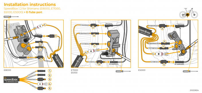 SpeedBox 1.2 pour Shimano (E8000, E7000, E6100, E5000)