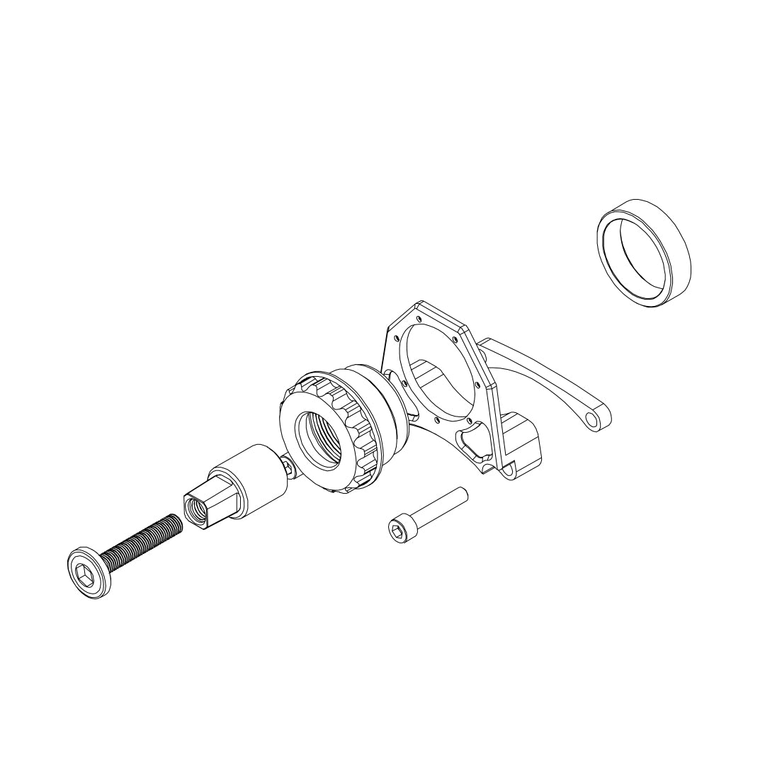 Adaptateur BBS 86-92mm pour moteur Bafang BBS01/02/HD