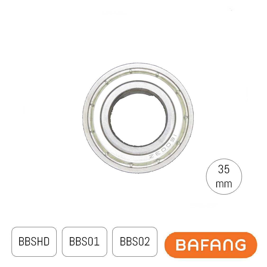 SET Lager 35mm für Bafang BBS01/02HD Kurbelmotor