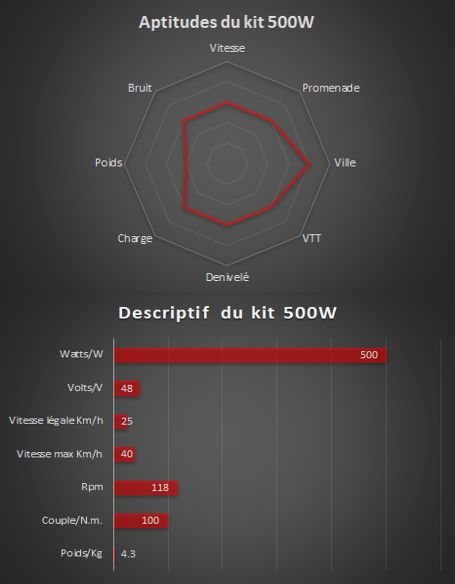 500W - Kit électrique complet